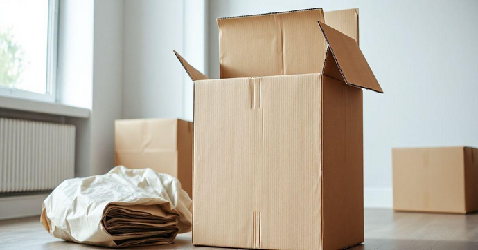 Caixa de Papelão Grande para Mudança: Praticidade