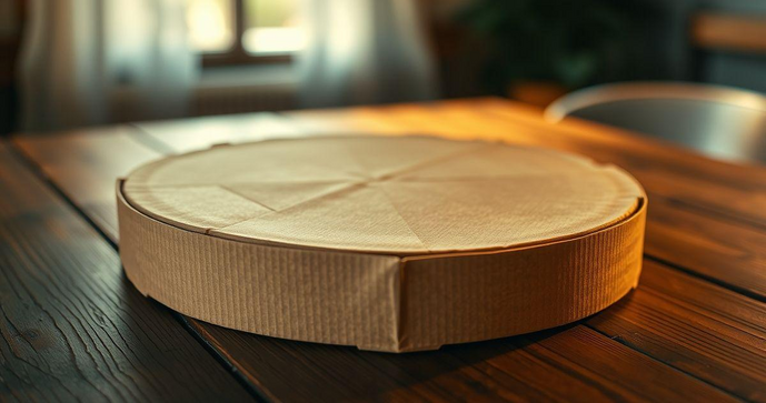 Caixa de Pizza Redonda: Prática e Eficiente