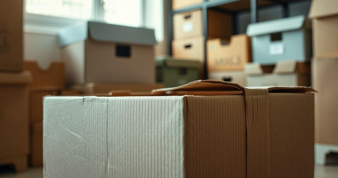 Como Escolher a Caixa de Papelão com Tampa Ideal para Armazenamento