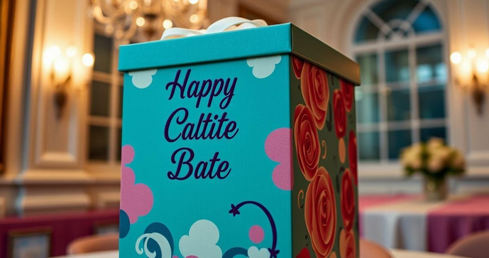 Caixa para Bolo Alto Personalizada para Todas as Ocasiões