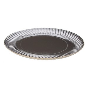 Bandeja de papelão dourada