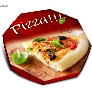 Caixa de pizza oitavada atacado
