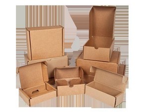 caixa de papelão para correio