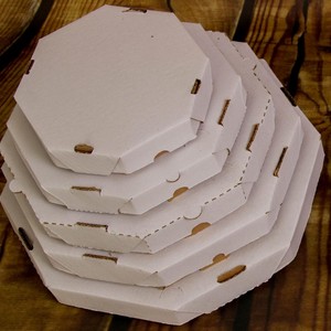 Caixa de papelão pizza oitavada Caixa de papelão pizza oitavada
