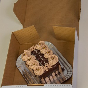 Caixa para transportar bolo