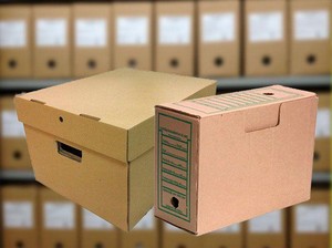 caixas arquivo morto em papelão ondulado